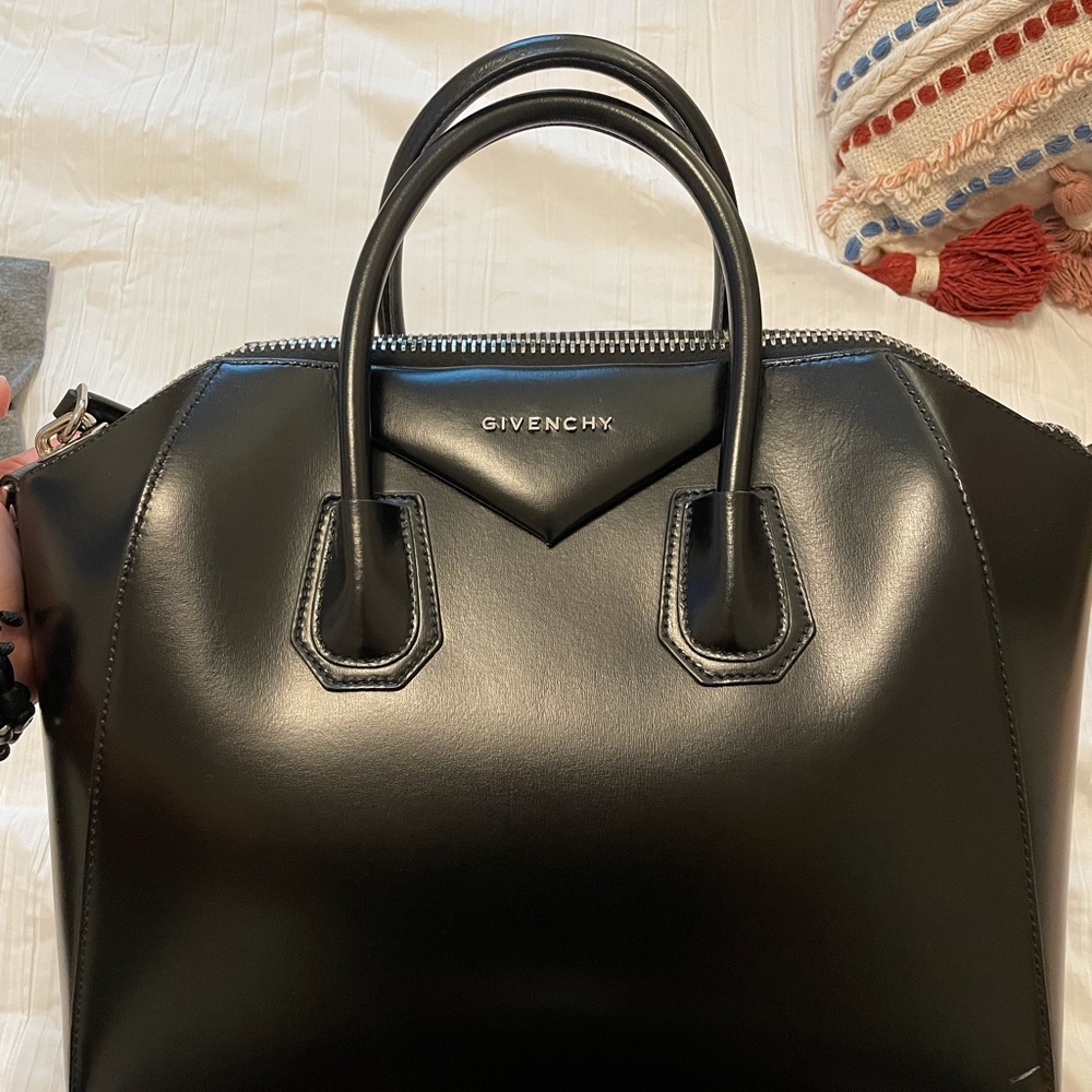 Givenchy Antigona Medium Satchell Leather Bag
